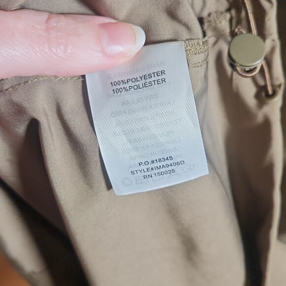 EMORY PARK Dark Green Nylon Midi Dress, Size Small - Picture 11 of 12